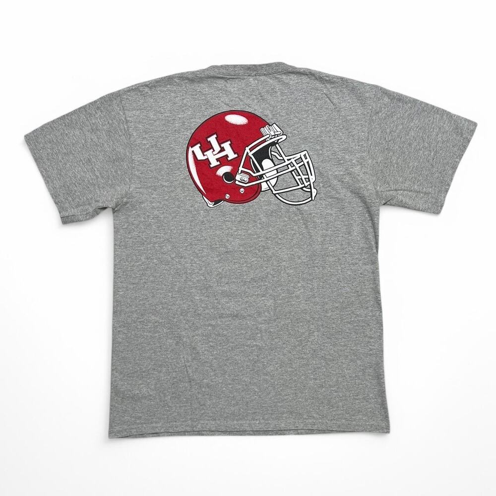 University of‎ Houston Cougars Light Gray Champion Tee T-Shirt - L - Picture 6 of 6